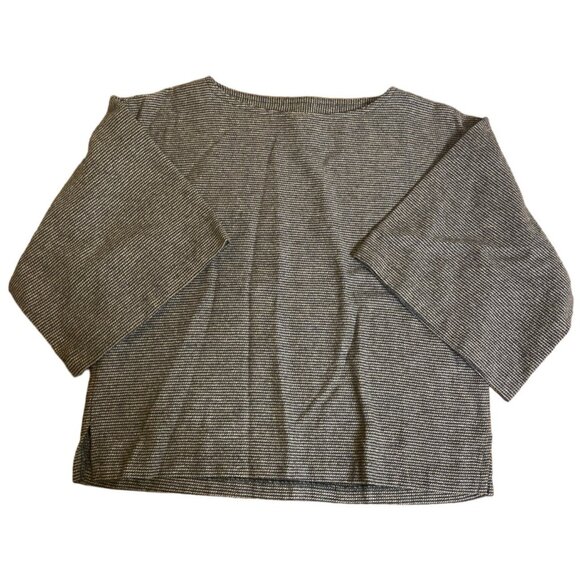 Karen Kane Womens 3-Piece Plaid & Stripe Reversible Top Coat And Skirt Outfit Si - Picture 3 of 6